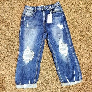 Stylish Blue Distressed Jeans by Risen